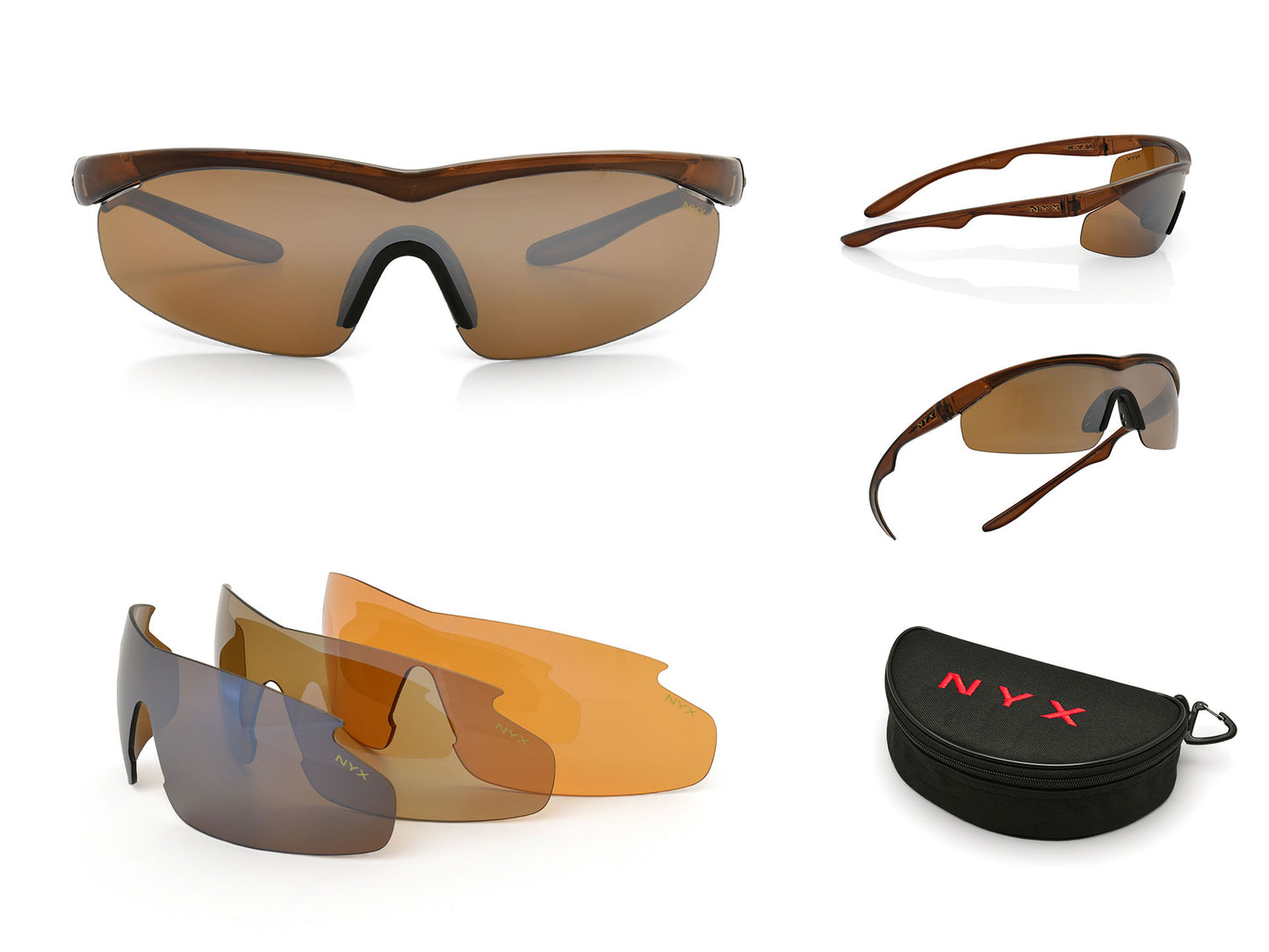 NYX Carbon Pro Amber Polarized Multi-lens Set