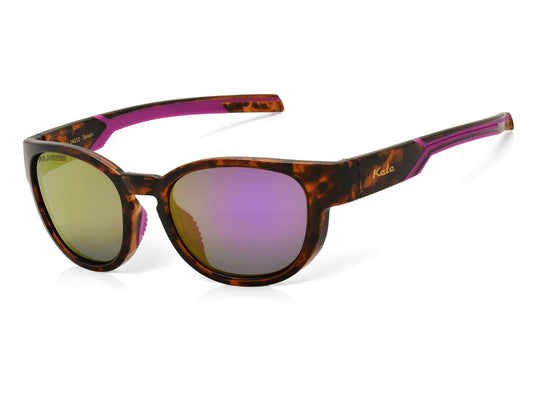 Kele Riviera Brown Tortoise / Purple-Flash Polarized