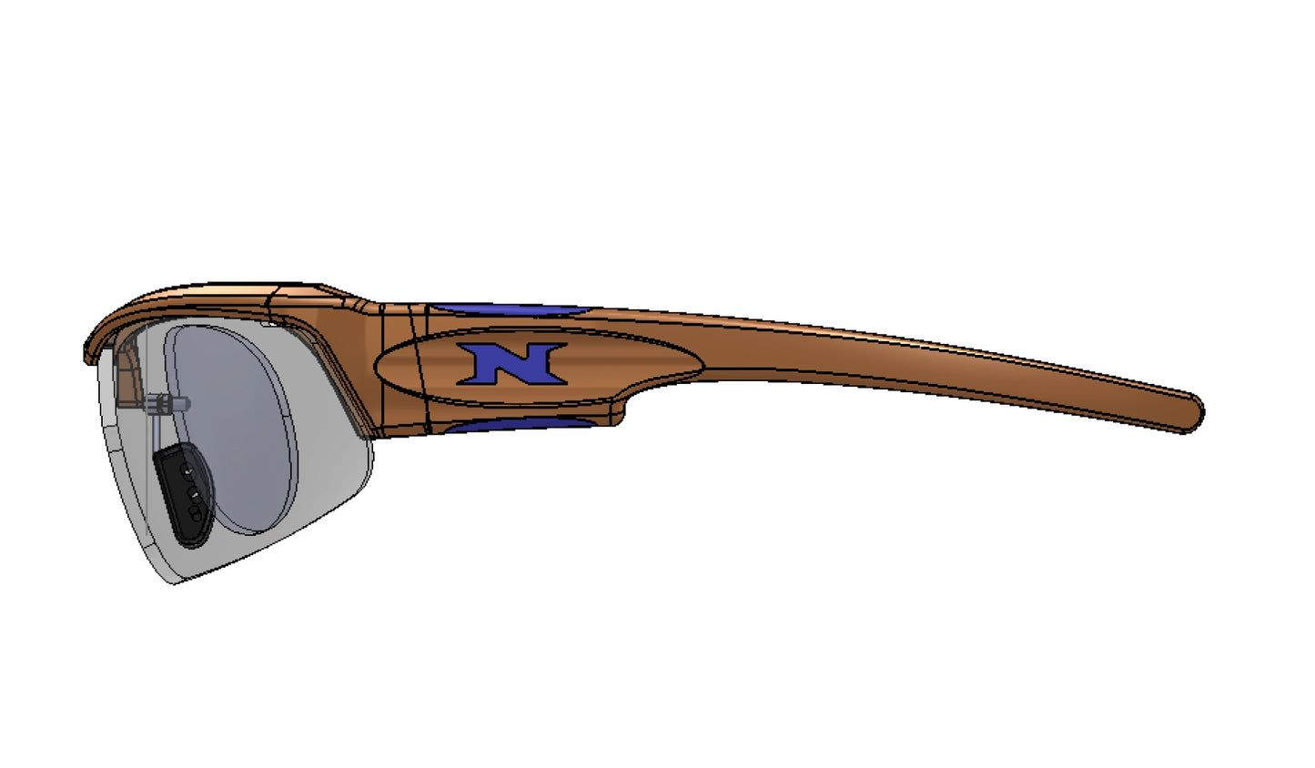 NYX Pro Z17 Safety Rx System - Blue/Arctic-Blue Mirror Rx